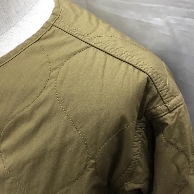 エフエイティー FAT ジャケット、上着 ジャケット、ブレザー 長袖ジャケット ノーカラージャケット 前ボタンカーディガン 無地 茶 / ブラウン / メンズ USED 古着 中古 10120088