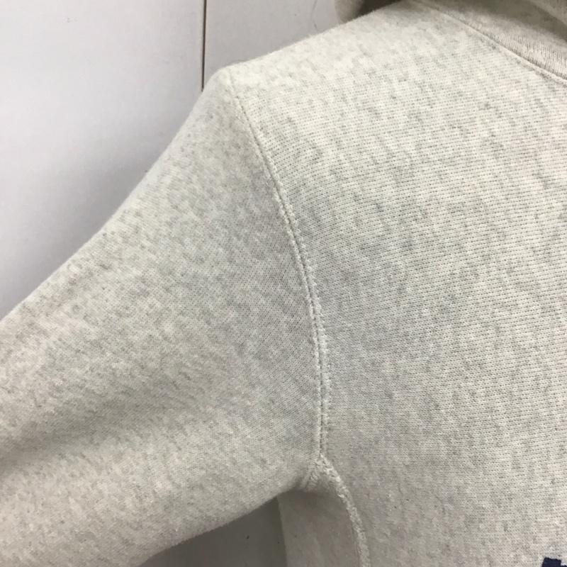 チャンピオン Champion パーカー 長袖 長袖パーカー フード付きパーカー プリントスウェット トレーナー XS プリント 灰 / グレー / メンズ USED 古着 中古 10110420