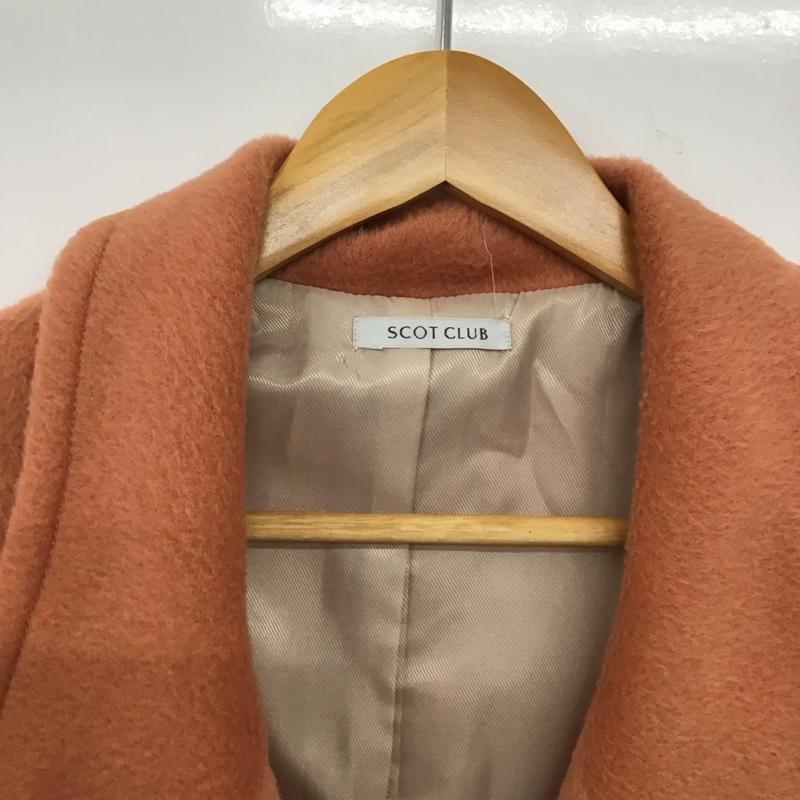 スコットクラブ SCOTCLUB ジャケット、上着 ジャケット、ブレザー カジュアルジャケット アウター カラージャケット M 無地 橙 / オレンジ / レディース USED 古着 中古 10137868
