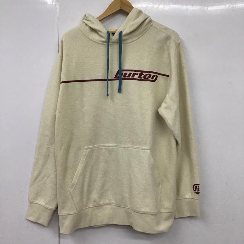 バートン BURTON パーカー 長袖 M 無地 オフホワイト / オフホワイト / メンズ USED 古着 中古 10130005