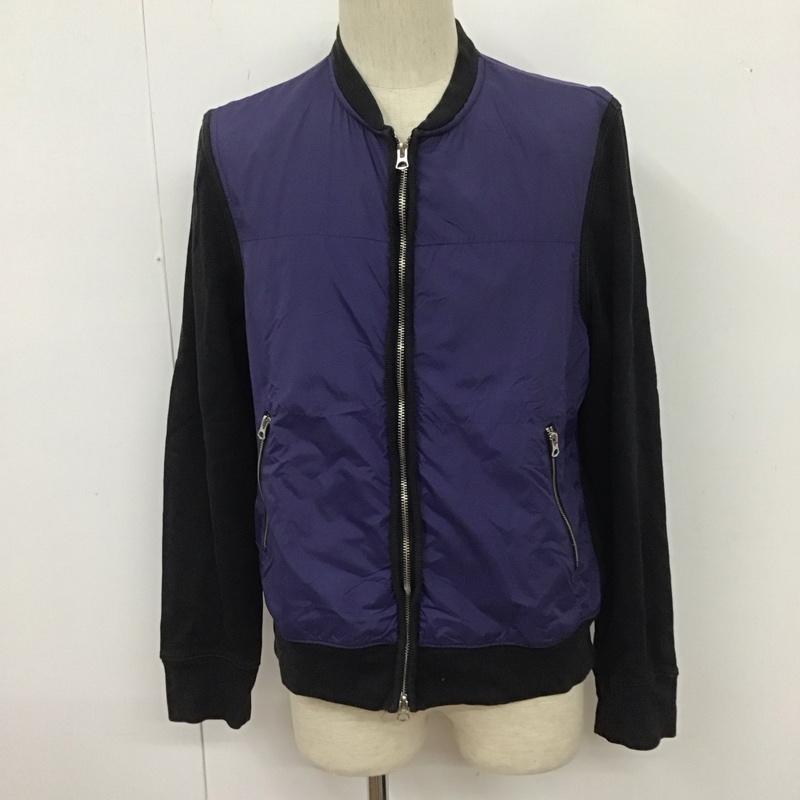 アクネストゥディオズ Acne Studios ジャケット、上着 ジャンパー、ブルゾン keanu ss14 ブルゾン ジップアップジャケット アウター カジュアルジャケット S 無地 黒 / ブラック / X 紫 / パープル / メンズ USED 古着 中古 10109271