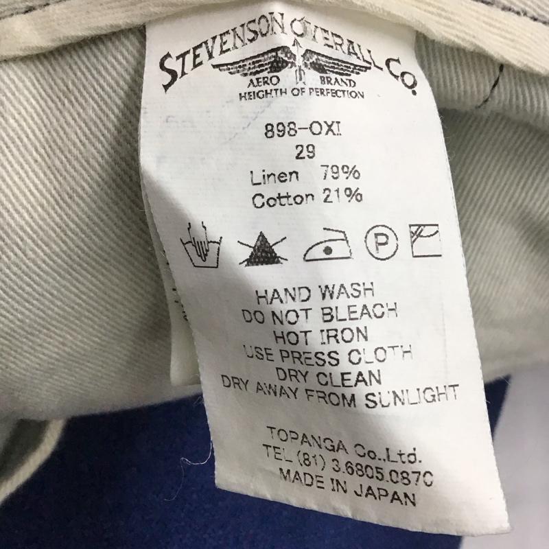 スティーブンソンオーバーオール STEVENSON OVERALL CO. パンツ ワークパンツ、ペインターパンツ カジュアルパンツ ワイドパンツ 29インチ 無地 インディゴ / インディゴ /  メンズ USED 古着 中古 10126829