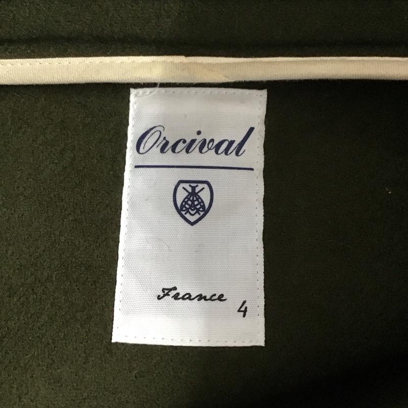 オーシバル ORCIVAL コート コート一般 ダッフルコート ロングコート アウター 4 無地 カーキ / カーキ / メンズ USED 古着 中古 10131746