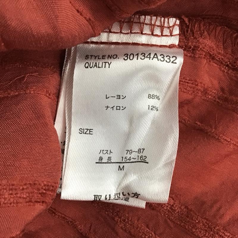 フラーネ Frene シャツ、ブラウス 長袖 2way M 無地 赤 / レッド / レディース USED 古着 中古 10130280