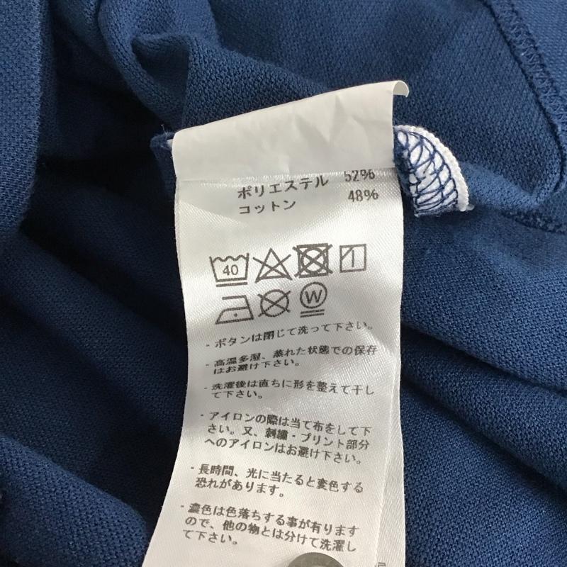マムート Mammut ポロシャツ 半袖 半袖ポロシャツ 半袖カットソー カラーシャツ M ロゴ、文字 紺 / ネイビー / メンズ USED 古着 中古 10132636