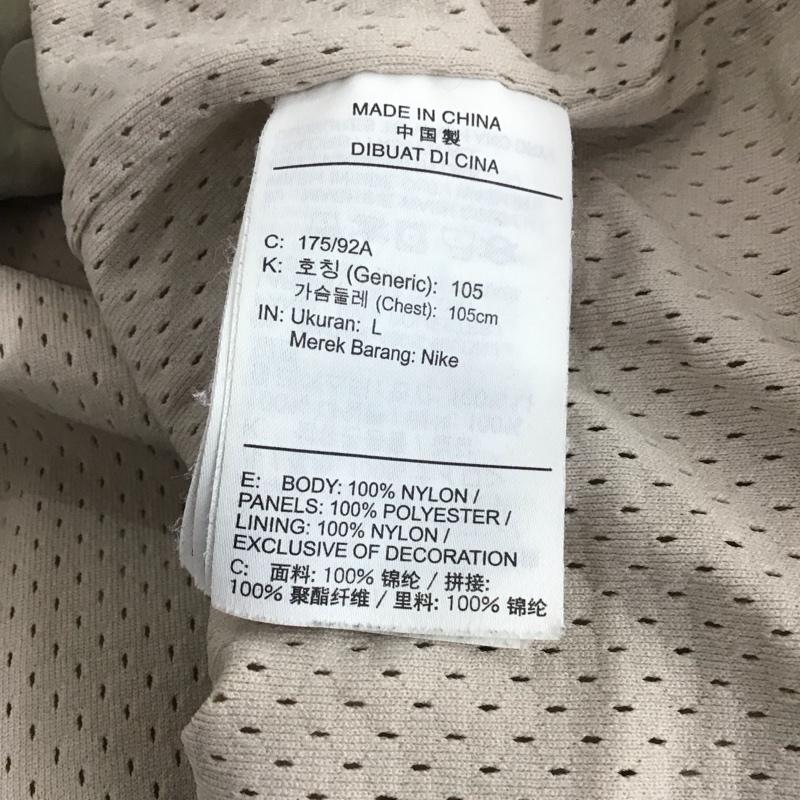 ナイキ NIKE ジャケット、上着 ジャケット、ブレザー cu4616-271 半袖シャツ カジュアルシャツ L ロゴ、文字 ベージュ / ベージュ / メンズ USED 古着 中古 10146773