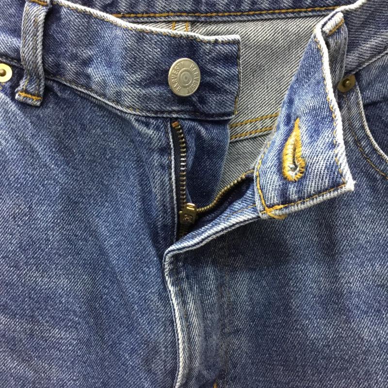 ハーベスティ HARVESTY パンツ デニム、ジーンズ デニムパンツ ストレートパンツ ワイドパンツ カジュアルパンツ 1 無地 インディゴ / インディゴ /  メンズ USED 古着 中古 10121796