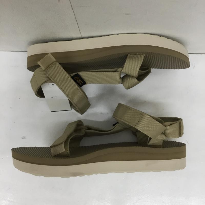テバ Teva カジュアルシューズ カジュアルシューズ FU1022J 24.0cm 無地 ベージュ / ベージュ / レディース USED 古着 中古 10134402