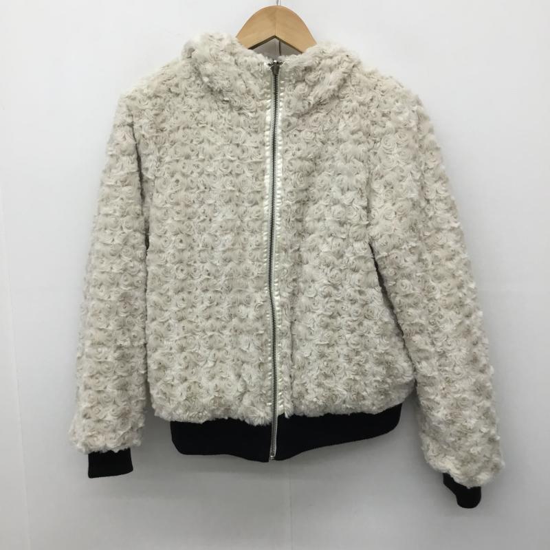 スカラー ScoLar ジャケット、上着 ジャンパー、ブルゾン リバーシブル M 無地 X 総柄 ベージュ / ベージュ / レディース USED 古着 中古 10137696