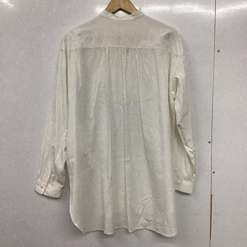 アメリカンホリック AMERICAN HOLIC シャツ、ブラウス 長袖 HA23L0G0600 バンドカラーキルティングシャツチュニック L 無地 白 / ホワイト / レディース USED 古着 中古 10134663