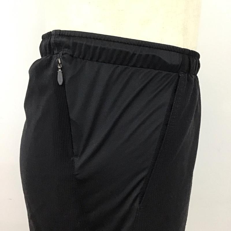 モンベル mont-bell パンツ ショートパンツ 1105527 トレールランニングショーツ ハーフパンツ ショートパンツ S ロゴ、文字 黒 / ブラック /  メンズ USED 古着 中古 10123766