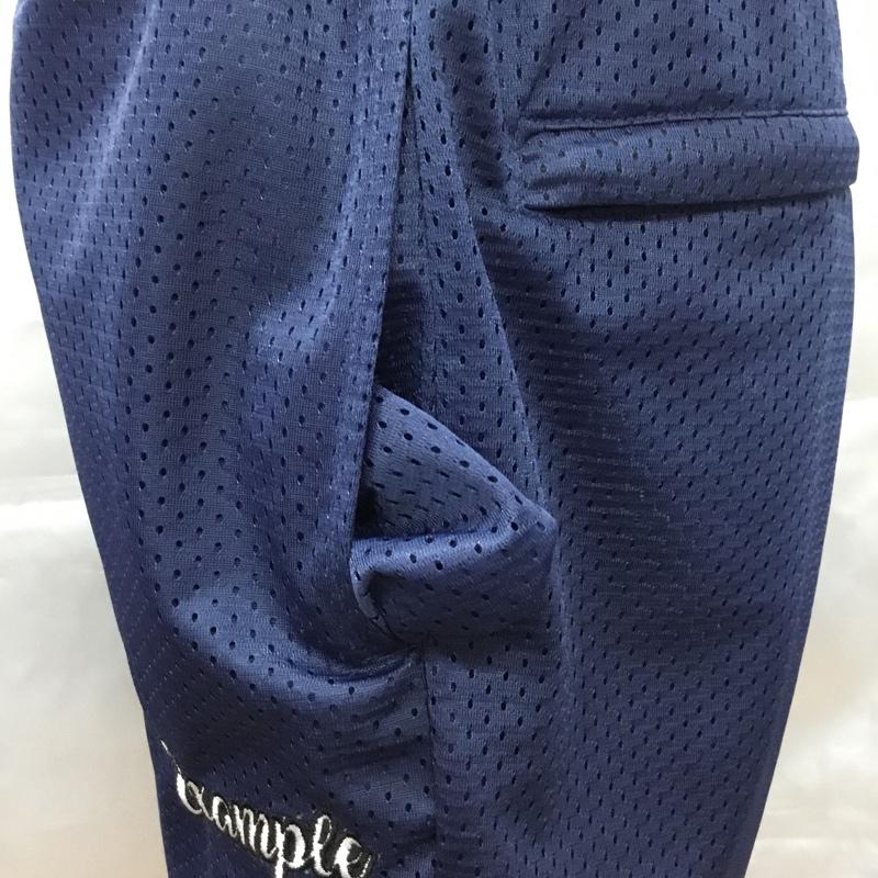 イグザンプル EXAMPLE パンツ ショートパンツ ハーフパンツ ショートパンツ カジュアルパンツ スポーツウェア L 無地 紺 / ネイビー / メンズ USED 古着 中古 10109330