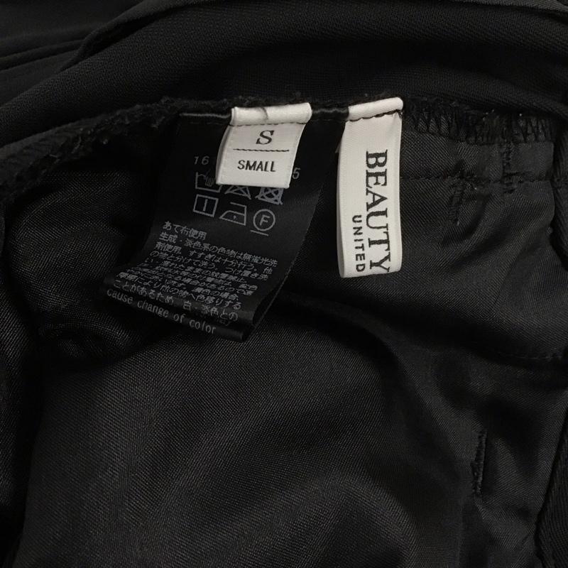 ビューティアンドユースユナイテッドアローズ BEAUTY&YOUTH UNITED ARROWS パンツ スラックス 1614-299-6305 カルゼ バックゴム テーパード パンツ 2 S 無地 黒 / ブラック / レディース USED 古着 中古 10139362