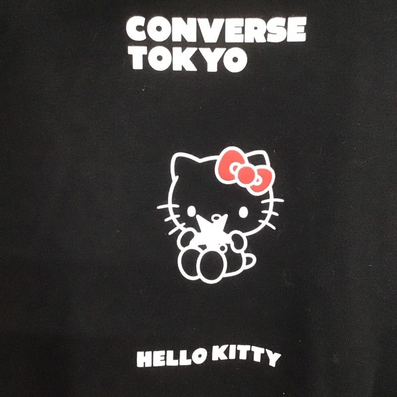 コンバーストウキョウ CONVERSE TOKYO パーカー 長袖 プリント 黒 / ブラック / メンズ USED 古着 中古 10133140