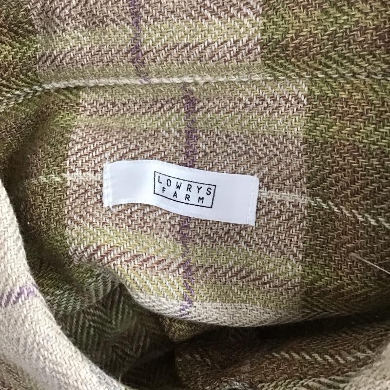 ローリーズファーム LOWRYS FARM シャツ、ブラウス 長袖 LF621262AD ヘリンボーンチェックシャツ FREE チェック マルチカラー / マルチカラー / レディース USED 古着 中古 10107977