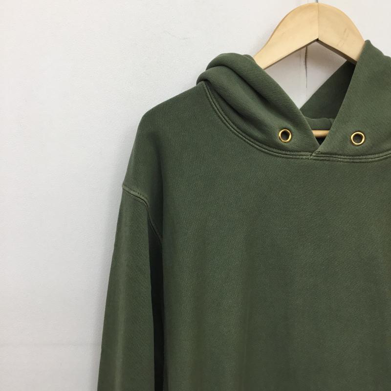 ユーズドクロージング used clothes パーカー 長袖 LES TIEN パーカー L 無地 カーキ / カーキ /  メンズ USED 古着 中古 10124622