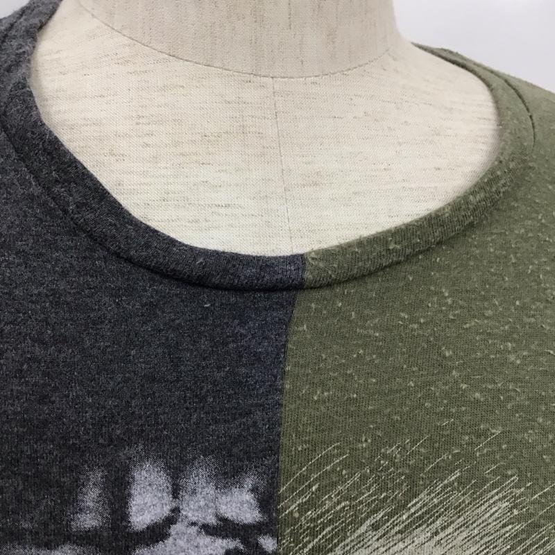 グラム glamb カットソー 長袖 半袖カットソー プリントTシャツ クルーネックカットソー 3 プリント マルチカラー / マルチカラー /  メンズ USED 古着 中古 10109097