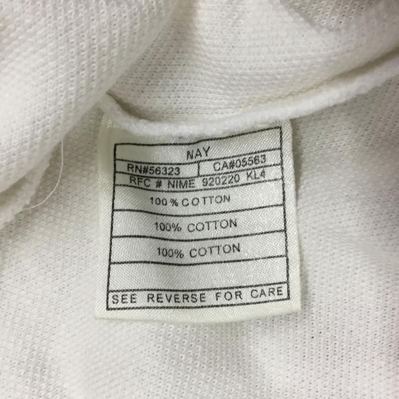 ナイキ NIKE ポロシャツ 半袖 GOLF M ロゴ、文字 白 / ホワイト / X 赤 / レッド / メンズ USED 古着 中古 10119288