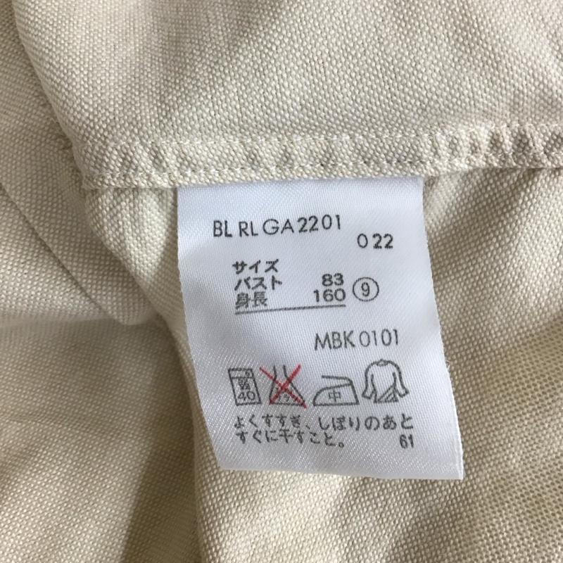 ラルフローレン RALPHLAUREN シャツ、ブラウス 長袖 長袖シャツ カラーシャツ ポケットシャツ 長袖カットソー ロゴ、文字 ベージュ / ベージュ / レディース USED 古着 中古 10117936