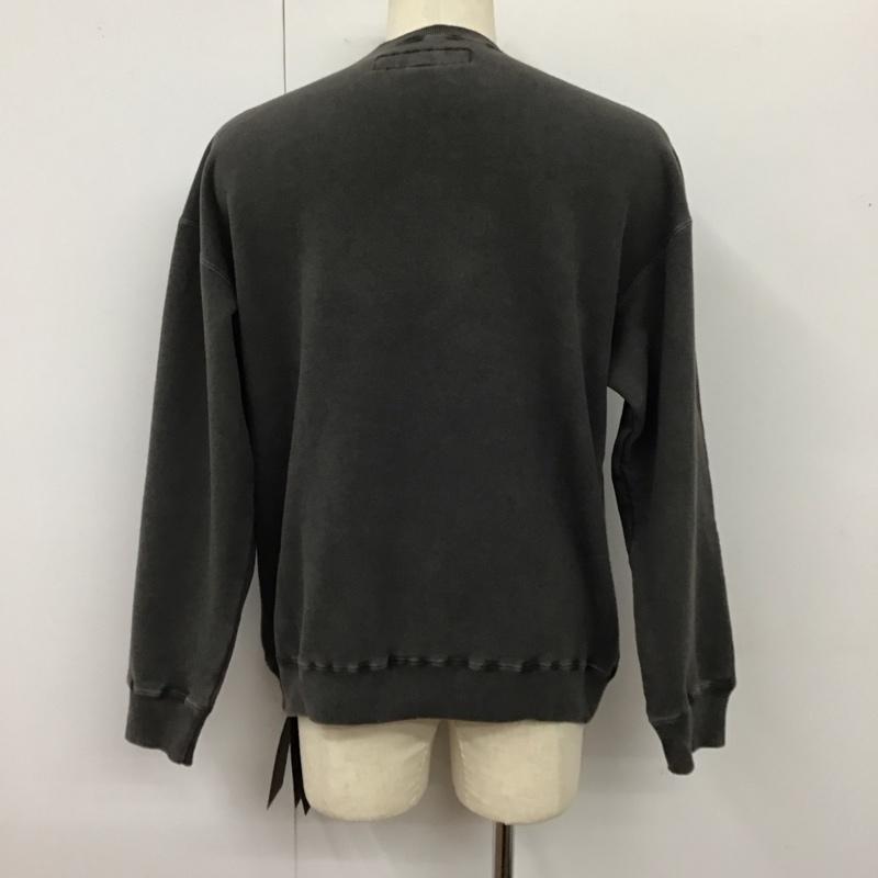 ネイバーフッド NEIGHBORHOOD トレーナー 長袖 242unnh-csm01 PIGMENTDYEDSWEATSHIRTLS 長袖トレーナー プリントスウェット S プリント 黒 / ブラック /  メンズ USED 古着 中古 10119119