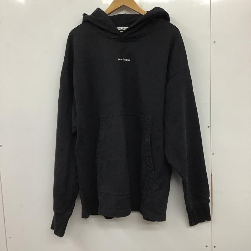 アクネストゥディオズ Acne Studios パーカー 長袖 FN-MN-SWEA000175 21AW/FRANKLIN H STAMP S ロゴ、文字 X プリント 黒 / ブラック / メンズ USED 古着 中古 10138220