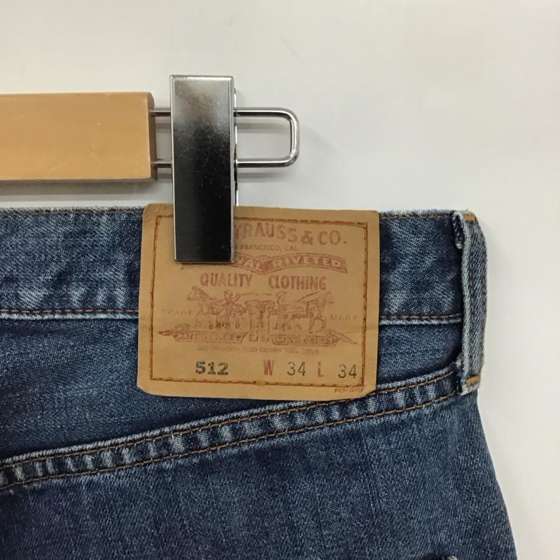 リーバイストラウスアンドコー Levi Strauss & co. パンツ デニム、ジーンズ デニムパンツ ワイドパンツ カジュアルパンツ 34 無地 インディゴ / インディゴ / メンズ USED 古着 中古 10128719