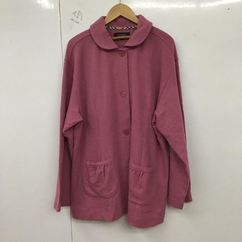 バーバリー BURBERRY ジャケット、上着 ジャケット、ブレザー L 無地 桃 / ピンク / レディース USED 古着 中古 10129290