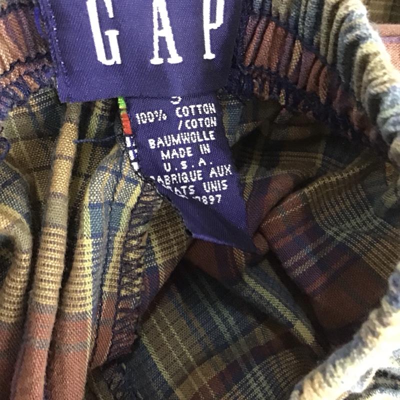 ギャップ GAP パンツ ワークパンツ、ペインターパンツ ワイドパンツ カジュアルパンツ ワークパンツ チェックパンツ S チェック マルチカラー / マルチカラー / メンズ USED 古着 中古 10134577