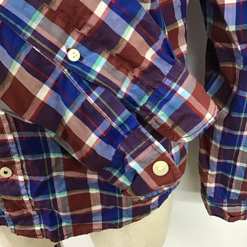 アバクロンビーアンドフィッチ ABERCROMBIE&FITCH シャツ、ブラウス 長袖 長袖シャツ カラーシャツ ポケットシャツ 長袖カットソー チェックシャツ M チェック マルチカラー / マルチカラー / メンズ USED 古着 中古 10113770