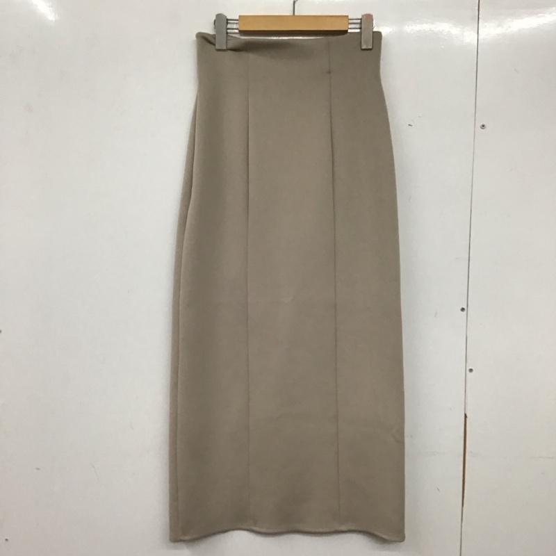 スナイデル SNIDEL スカート ロングスカート SWFS232123 1 無地 ベージュ / ベージュ / レディース USED 古着 中古 10137813