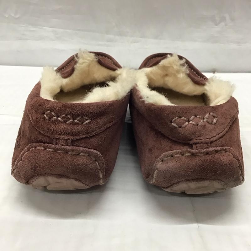 アグ UGG カジュアルシューズ カジュアルシューズ 3312 ANSLEY モカシン 23cm 23.0cm ロゴ、文字 紫 / パープル / レディース USED 古着 中古 10117347