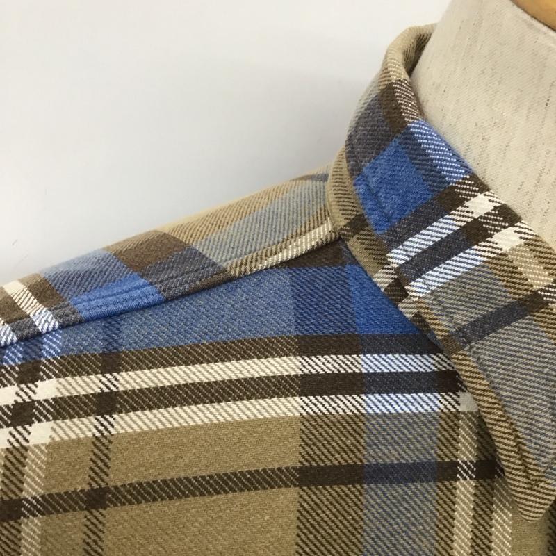 シュガーケーン SUGAR CANE シャツ、ブラウス 長袖 長袖シャツ カラーシャツ ポケットシャツ 長袖カットソー チェックシャツ L チェック マルチカラー / マルチカラー /  メンズ USED 古着 中古 10108497