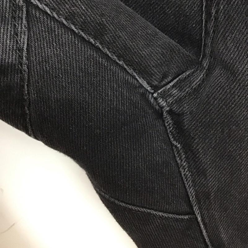 ザラ ZARA パンツ デニム、ジーンズ 42 無地 黒 / ブラック / レディース USED 古着 中古 10129450