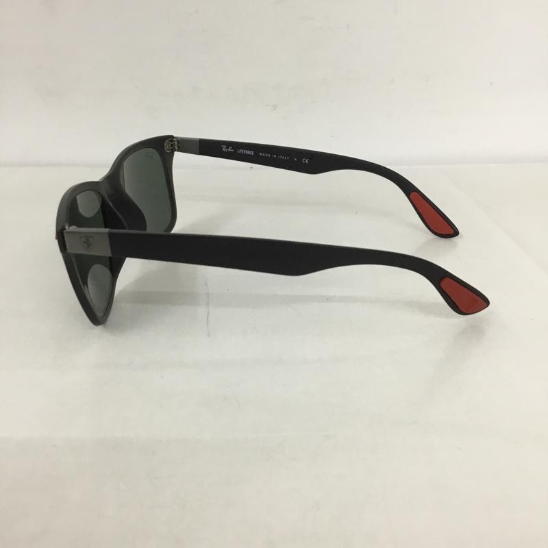 レイバン Ray-Ban めがね・サングラス サングラス RB4195-MF FERRARI ライトフォース フェラーリ ワンポイント 黒 / ブラック / X 赤 / レッド / メンズ USED 古着 中古 10127891