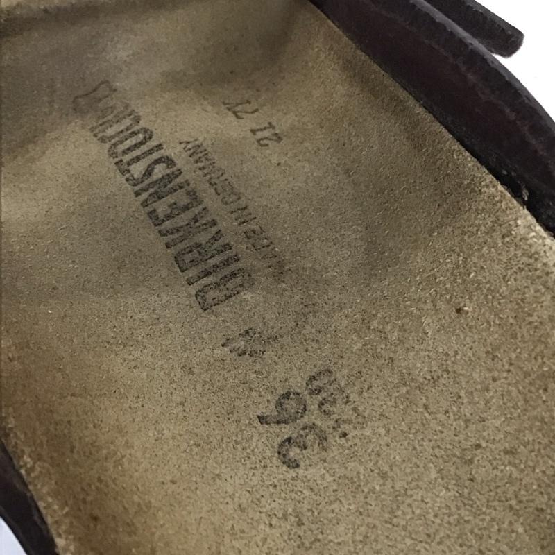 ビルケンシュトック BIRKENSTOCK サンダル サンダル 36 ベルト ロゴ、文字 茶 / ブラウン / レディース USED 古着 中古 10132470