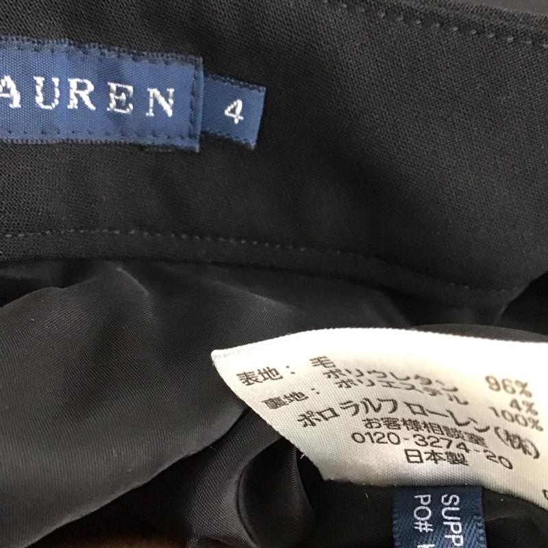 ラルフローレン RALPHLAUREN セットアップ セットアップ セットアップ 長袖ジャケット スラックスパンツ 2点セット 6 無地 黒 / ブラック / レディース USED 古着 中古 10134119
