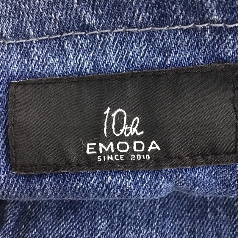 エモダ EMODA スカート ロングスカート 042020870101 スウィッチングラインロングハイウエストスカート S 無地 水色 / ライトブルー /  レディース USED 古着 中古 10133510