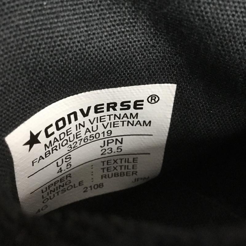 コンバース CONVERSE スニーカー スニーカー 32765019 NEXTAR110 HI 23.5cm 23.5cm ロゴ、文字 黒 / ブラック / レディース USED 古着 中古 10132026