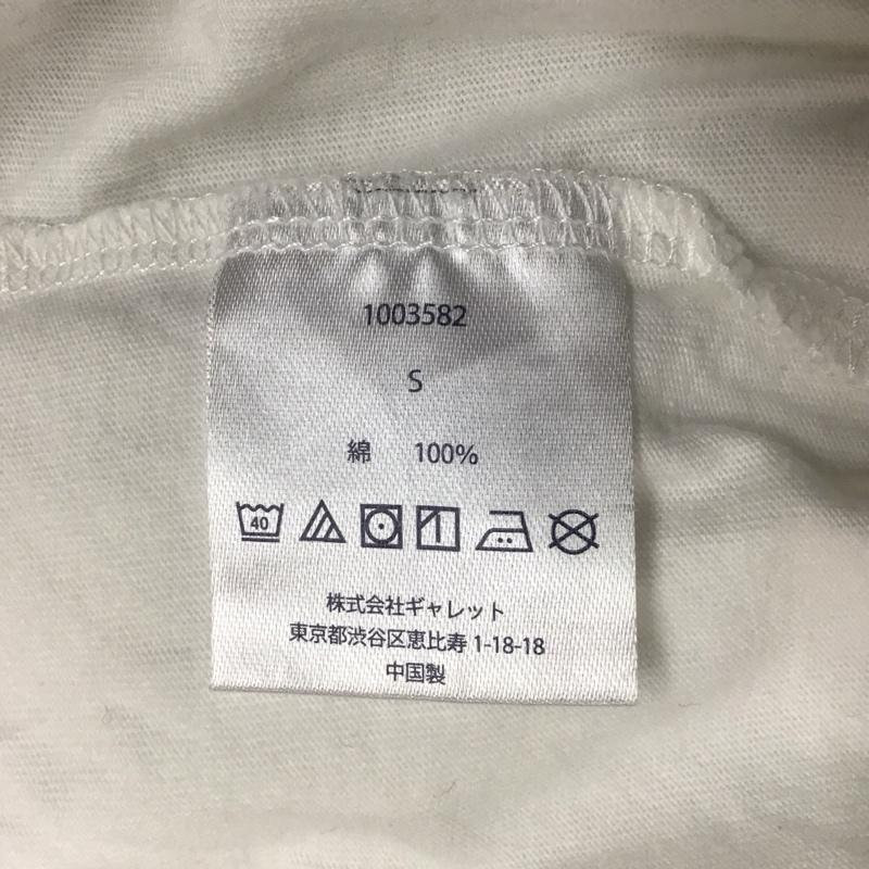 フルーツオブザルーム FRUIT OF THE LOOM Tシャツ 半袖 1003582 BLUE BLUE クルーネックT S ロゴ、文字 白 / ホワイト / メンズ USED 古着 中古 10117058