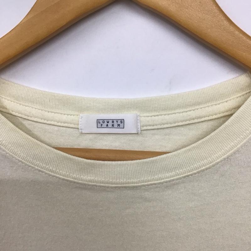 ローリーズファーム LOWRYS FARM Tシャツ 半袖 FREE プリント アイボリー / アイボリー / レディース USED 古着 中古 10133134