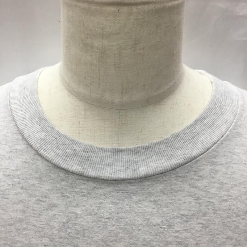 ポークチョップガレージサプライ PORKCHOP GARAGE SUPPLY Tシャツ 半袖 半袖カットソー プリントTシャツ クルーネックカットソー XL ロゴ、文字 灰 / グレー / メンズ USED 古着 中古 10113869