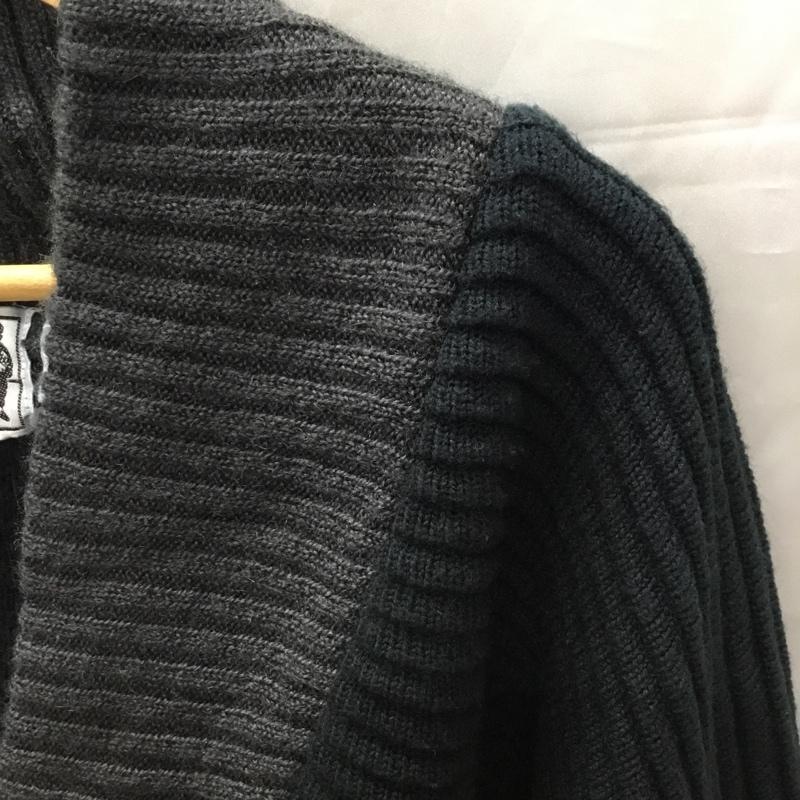 古着 USED カーディガン 長袖 XL 黒 / ブラック / X チャコールグレー / チャコールグレー / メンズ USED 古着 中古 10118850