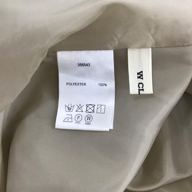 ダブルクローゼット w closet ワンピース ロングスカート FREE 無地 ベージュ / ベージュ / レディース USED 古着 中古 10121267