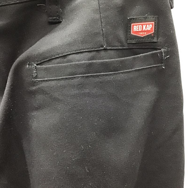 レッドキャップ RED KAP パンツ チノパン PT32BK1 2タック ワークパンツ 32 無地 黒 / ブラック /  メンズ USED 古着 中古 10122606