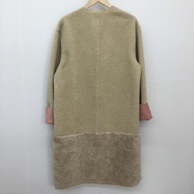 ザラベーシック ZARA BASIC コート コート一般 ボアコート XS 無地 ベージュ / ベージュ / レディース USED 古着 中古 10137467