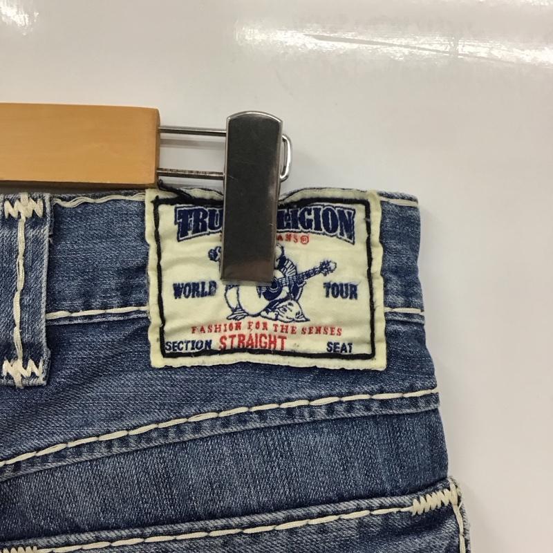 トゥルーレリジョン TRUE RELIGION パンツ デニム、ジーンズ デニムパンツ スリムパンツ カジュアルパンツ 30インチ 無地 インディゴ / インディゴ / メンズ USED 古着 中古 10132159