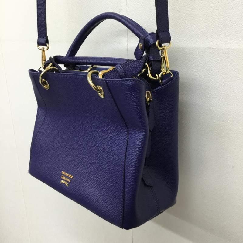 サマンサタバサ Samantha Thavasa ショルダーバッグ ショルダーバッグ 2WAY ロゴ、文字 青 / ブルー / レディース USED 古着 中古 10137579