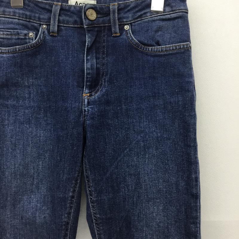 アクネストゥディオズ Acne Studios パンツ デニム、ジーンズ 26インチ 無地 インディゴ / インディゴ / レディース USED 古着 中古 10139667