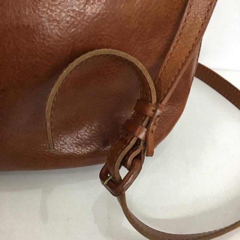 ゲンテン genten ショルダーバッグ ショルダーバッグ レザー ロゴ、文字 灰 / グレー / レディース USED 古着 中古 10122810