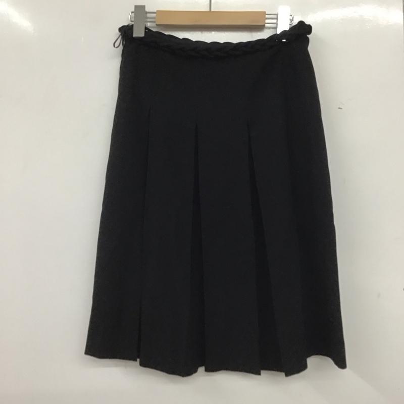 モスキーノ MOSCHINO スカート ミニスカート 4 無地 黒 / ブラック / レディース USED 古着 中古 10139745